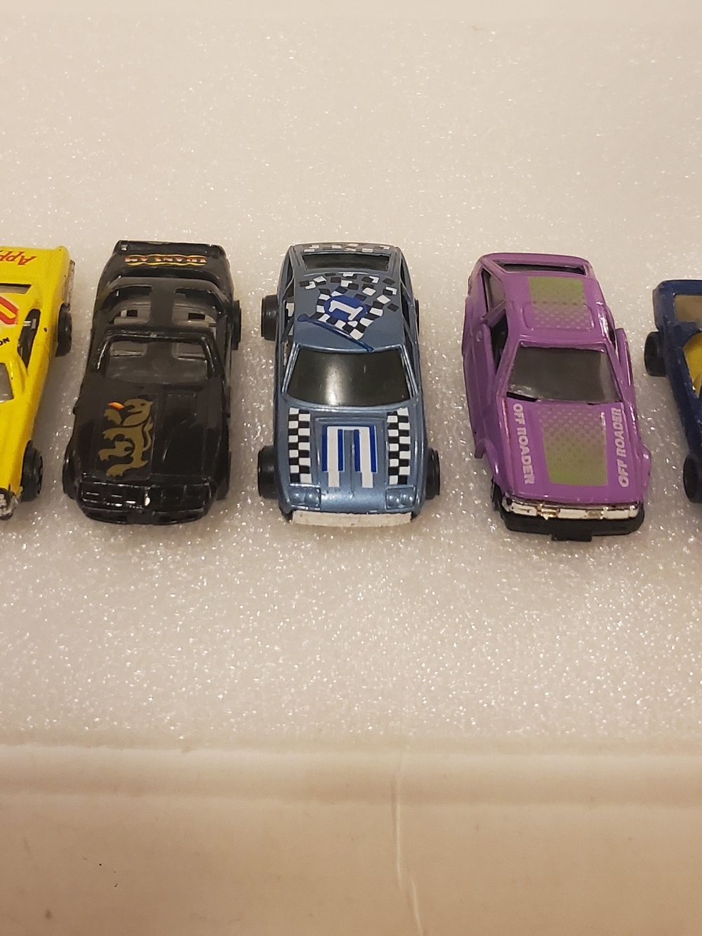 Vintage Lot Of 9 Diecast Multicolor 1:64 Scale Toy Cars and Race Cars Unbranded
